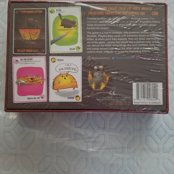 Exploding Kittens card game. New in Box - Picture 2 of 3